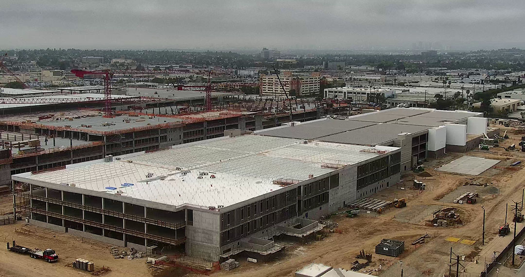 Picture - Looking Northwest at the Consolidated Rent-A-Car facility