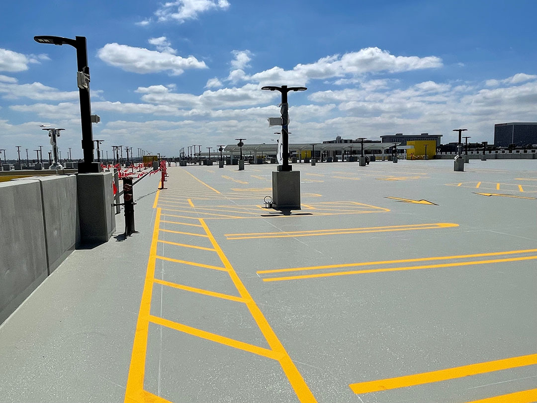 Picture - view of rooftop parking