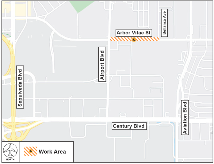 Intermittent Lane Reductions on Arbor Vitae Street